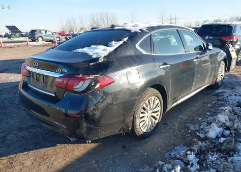 2015 Infiniti Q70L 3.7X z USA, uszkodzony, nr VIN JN1BY1PR8FM830872